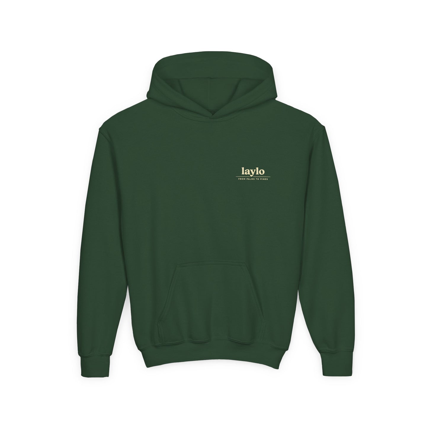Laylo Palm & Pine Youth Hoodie — Graphic Hooded Sweatshirt