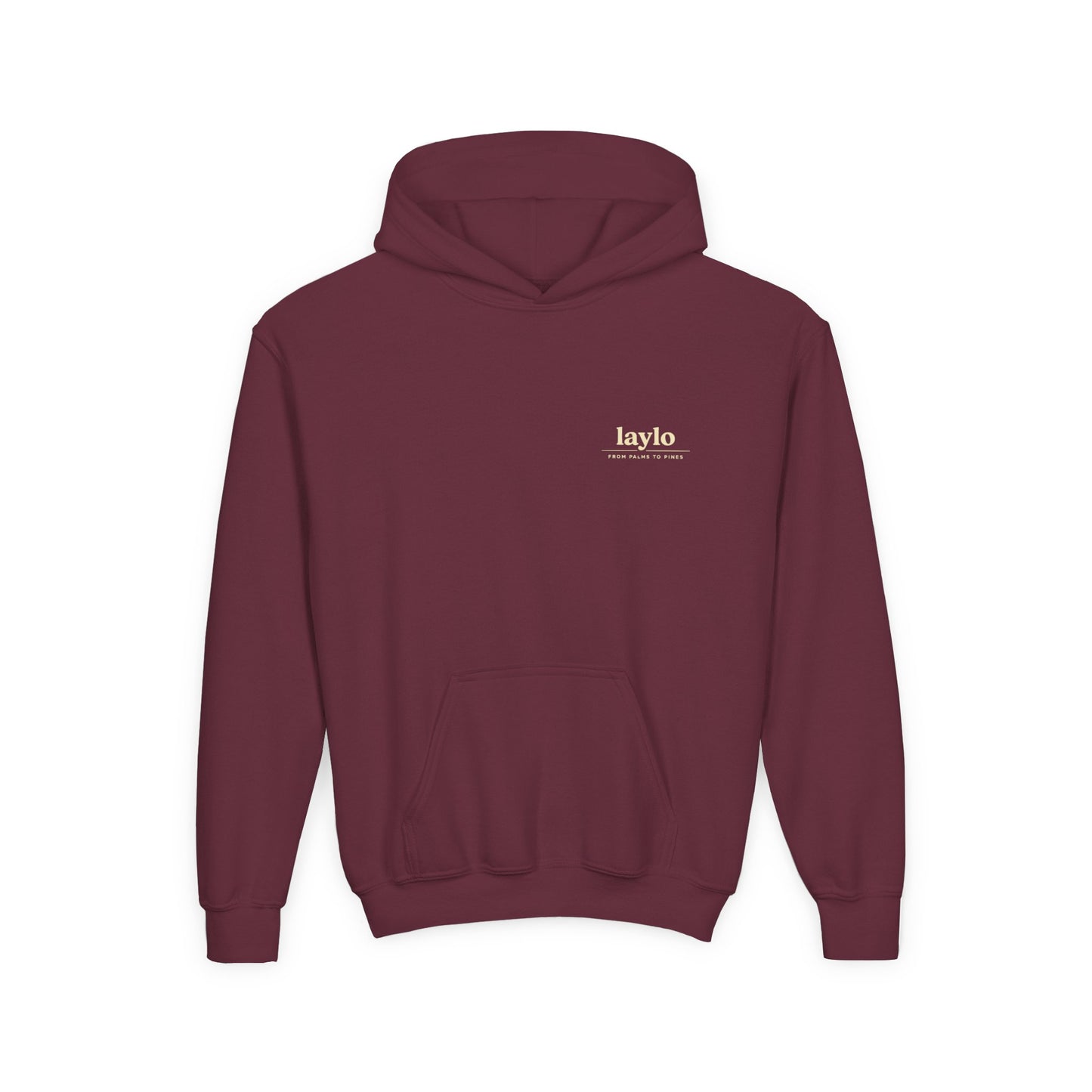 Laylo Palm & Pine Youth Hoodie — Graphic Hooded Sweatshirt