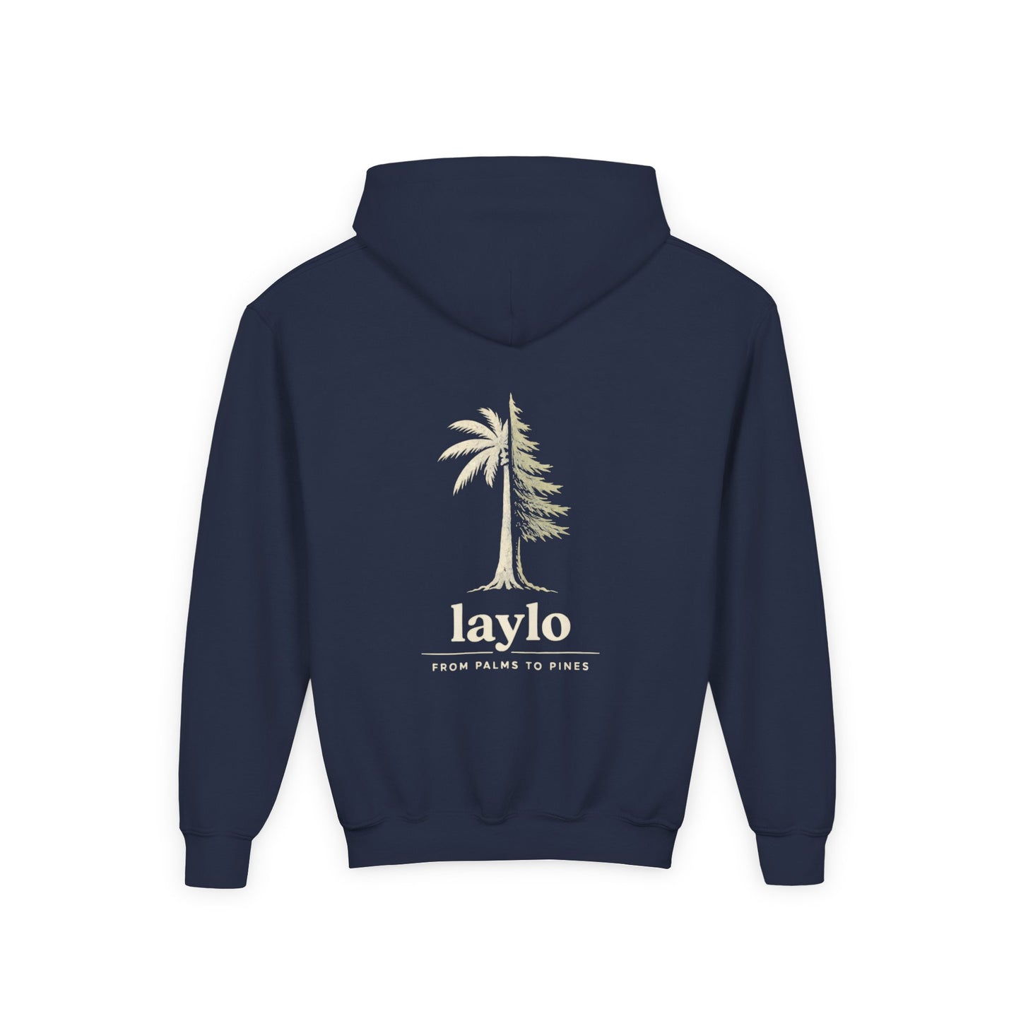 Laylo Palm & Pine Youth Hoodie — Graphic Hooded Sweatshirt