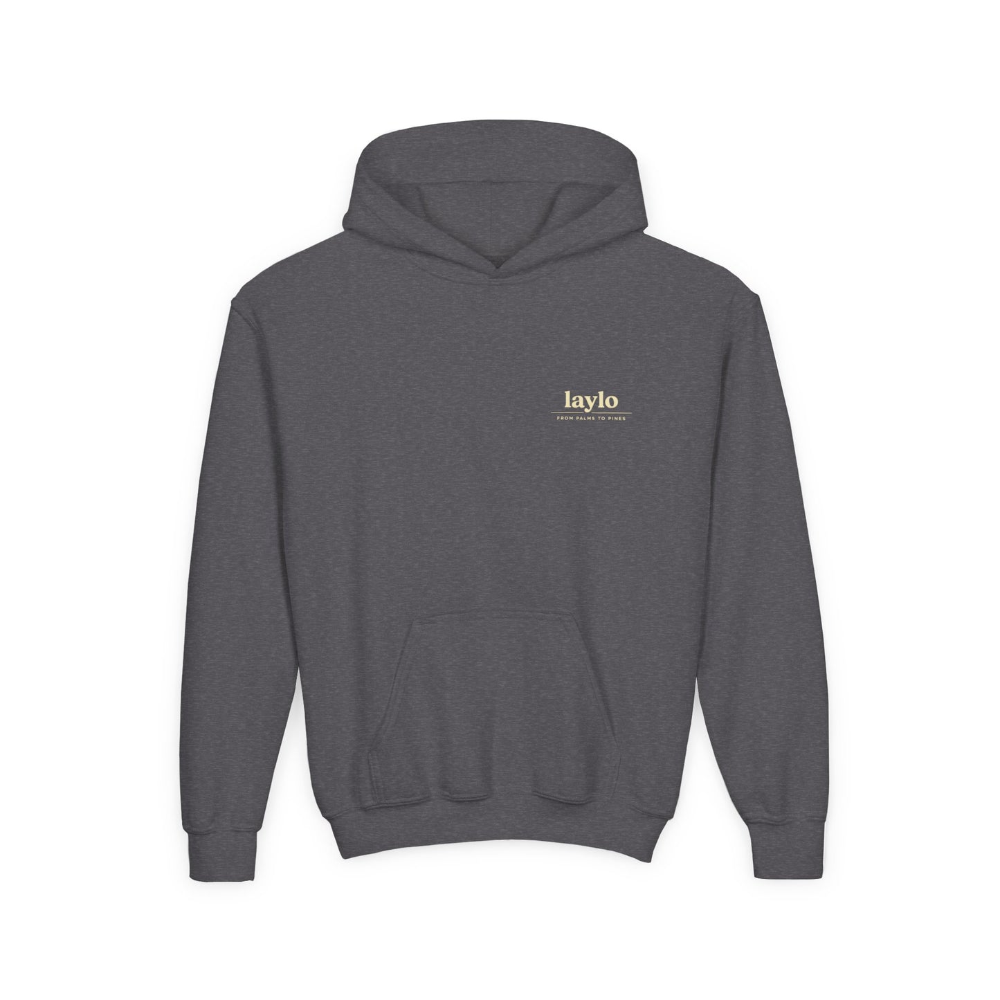 Laylo Palm & Pine Youth Hoodie — Graphic Hooded Sweatshirt