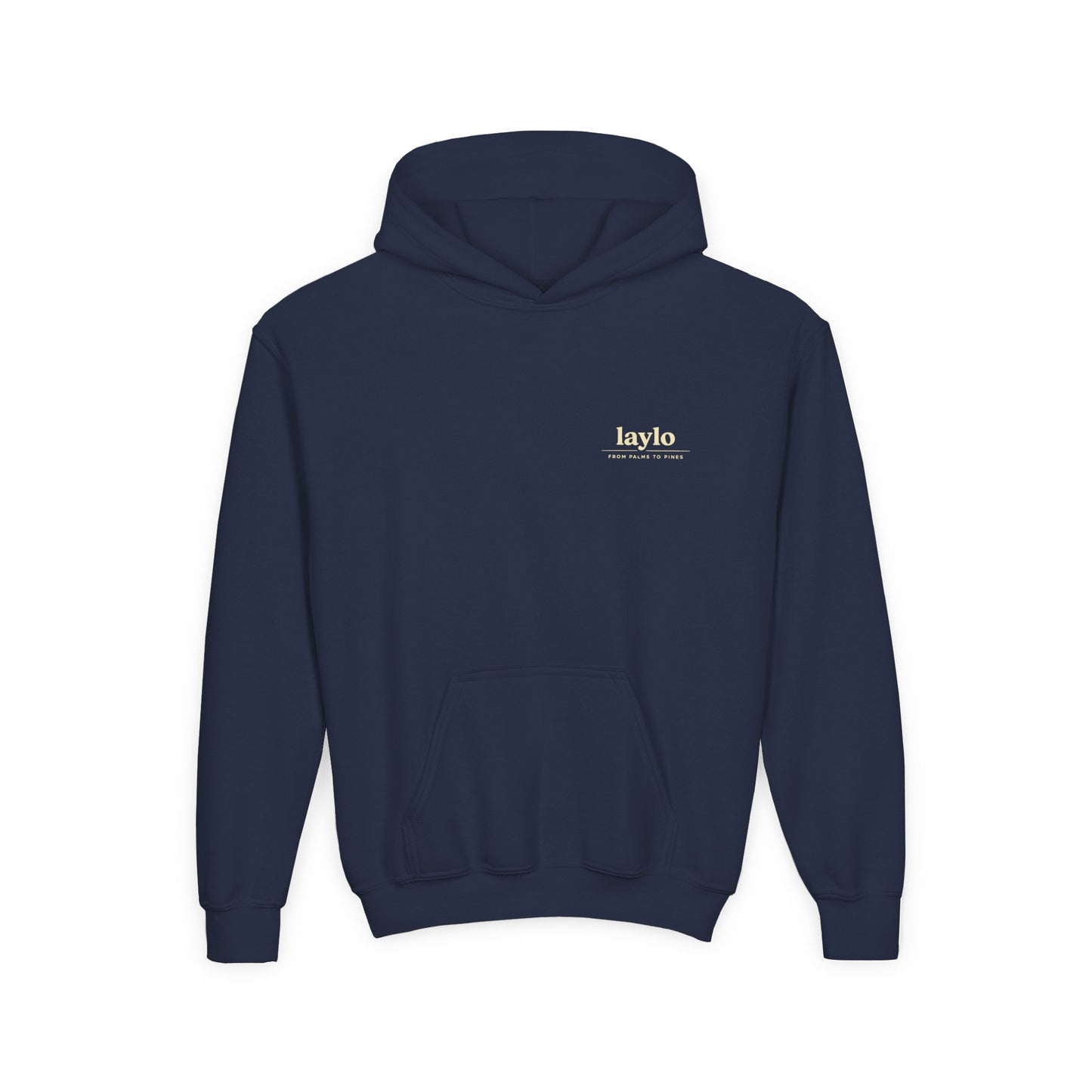 Laylo Palm & Pine Youth Hoodie — Graphic Hooded Sweatshirt