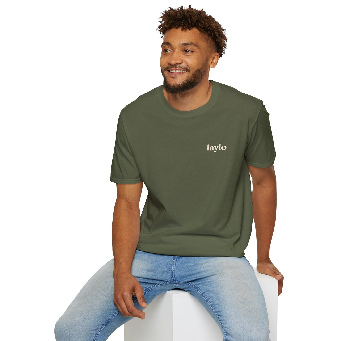 laylo 'from palms to pines' graphic t-shirt